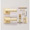 Sure-Loc Hardware Sure-Loc Hardware Cortina Passage Lever, Satin Brass CT101 SB - alternate 2